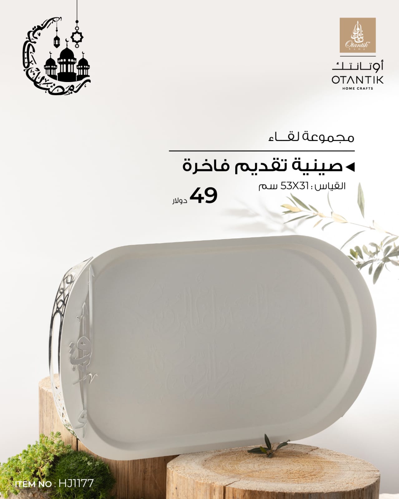 صينية تقديم فاخرة