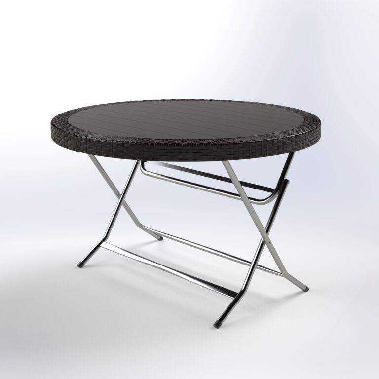 Andora | Round Rattan Foldable Table 120*75